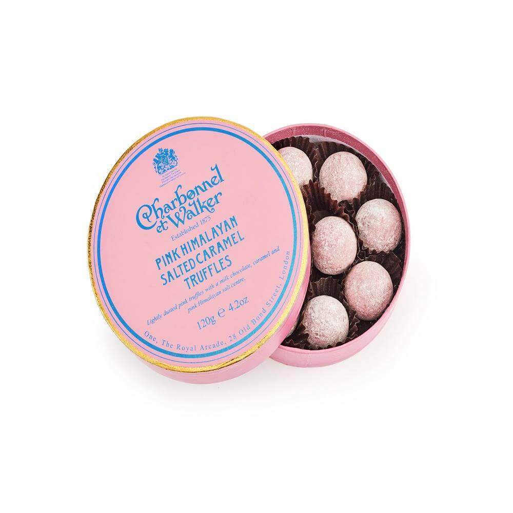 Charbonnel et Walker Pink Himalayan Salted Caramel Chocolate Truffles 120g